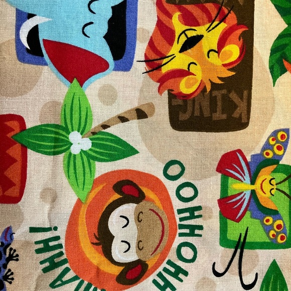 Children’s Jungle Print Fabric, 6 yards, Prewashed - Picture 3 of 4